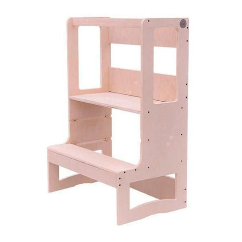 MY HAPPY HELPERS  - EVO Duo - Double Learning Tower - Unvarnished Birch